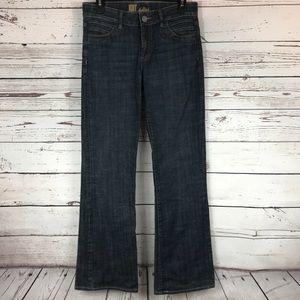Kut From The Kloth Dark Wash Wide Leg Flare Jeans